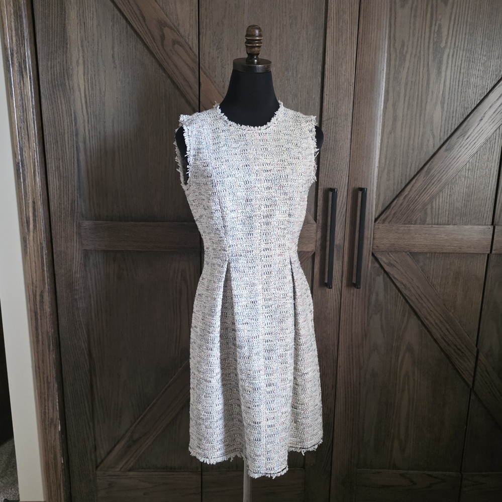 LAST CHANCE Rebecca Taylor Tweed Sleeveless Dress